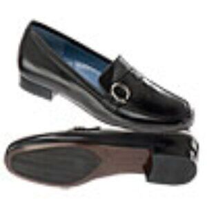Aravon Bonnie Women's Black Loafer - in medium, narrow, wide and extra-wide NIB